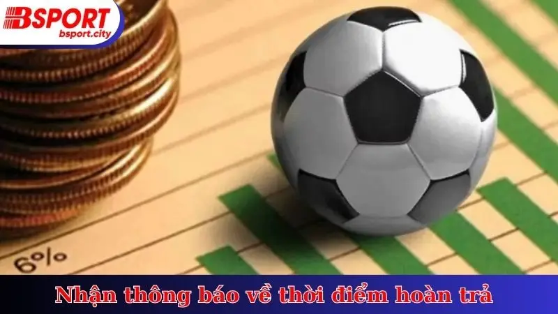 Nhận thông báo về thời điểm hoàn trả